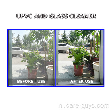 Huishoudelijke voorraden UPVC en Glass Cleaner